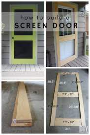 How To Build A Screen Door Diy Screen Door Diy Screen Door Custom Screen Doors Diy Home Repair
