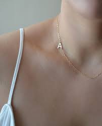 Sideways Initial Necklace Gold Initial Necklace Side Letter Necklace Letter Necklace Initial Necklace Gold Sideways Initial Necklace Initial Necklace Tiny