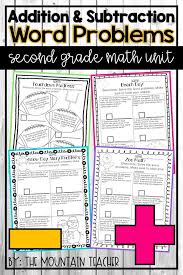 Teaching Word Problems Has Never Been So Much Fun Or So Easy For You To Plan This Unit Include Word Problems Word Problem Worksheets Subtraction Word Problems