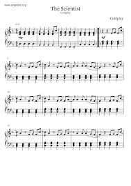This sheet music does not have a license and is copyrighted. Coldplay The Scientist Sheet Music Pdf Free Score Download