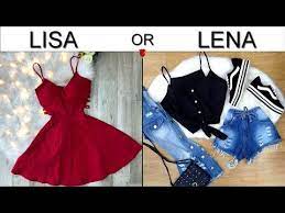 They make short videos, especially of lip syncing, on social media outle. Lisa Or Lena Youtube Lisa Or Lena Twin Outfits Women