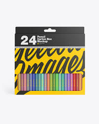 It contains everything you need to create a realistic look of your project. Pencil Box Mockup In Stationery Mockups On Yellow Images Object Mockups