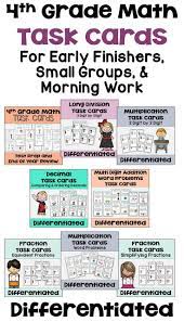 These 4th Grade Math Task Cards Make Learning Fun And Would Be Perfect For Teaching Word Problems Multiplica Math Tasks Teaching Word Problems Math Task Cards