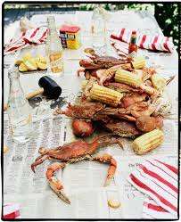 A Table Cuisson Crabe Bon Appetit Nourriture