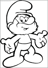 Papa Smurf Coloring Pages Free Papa Smurf Coloring Pages Free Kids Printable Coloring Pages Coloring Pages Cartoon Coloring Pages