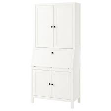 Hemnes Sekretar Mit Aufsatz Weiss Gebeizt Ikea Schweiz In 2020 Hemnes Ikea Bedroom Design White Stain