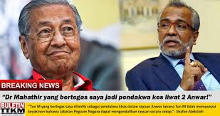 Kualalumpur prominent lawyer, tan sri dr muhammad shafee abdullah was today slapped with four counts of. Dr Mahathir Yang Bertegas Saya Jadi Pendakwa Kes Liwat 2 Anwar Shafee Abdullah Buletin Ttkm