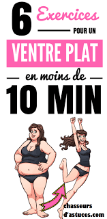 Exercice ventre plat femme 50 ans bidule (jmec94) on pinterest. 6 Exercices Pour Un Ventre Plat En 10 Minutes