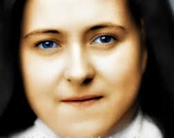 St. Therese of Lisieux the Little Flower DIGITAL DOWNLOAD Custom Colorized  Digital Photo Painting