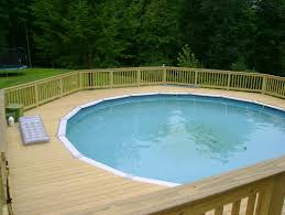 If the deck must step down to the pool, place the level break as far back as possible from the pool edge. 14 Great Above Ground Swimming Pool Ideas Home Stratosphere