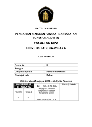 Sk jabatan fungsional guru kemenag. Ik Kenaikan Pangkat Dan Jabatan Fungsional Dosen