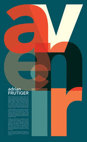 Avenir Poster By Justine Rudnicki Typeface Poster Typographic Design Graphic Design Posters