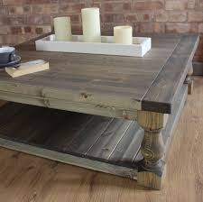Large Square Handmade Solid Pine Farmhouse Coffee Table Etsy Pine Coffee Table Coffee Table Farmhouse Square Wooden Coffee Table