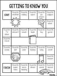 Getting To Know You Board Game Marissa Board Game Marissa Get To Know You Activities School Age Activities First Day Of School Activities