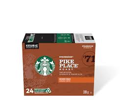 Starbucks pike place roast medium roast ground coffee, 28 ounce (pack of 1) bag. Starbucks Pike Place Roast 24 Count Starbucks Coffee At Home