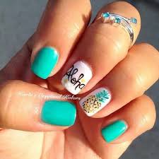 35 ombre nail designs 4,815 views. Pineapple Easy Summer Nail Art For Short Nails Pepe
