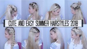 Short hair can be fun and flirty too, and according to southern living and elle, chic blunt bobs are another big trend that's coming back this summer. 10 Cute Easy Summer Hairstyles I Romina Gafur Youtube