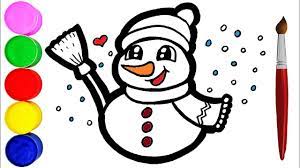 Schneemann cramer mold bereit zu malen 11.5. Schneemann Einfach Zeichnen Fur Kinder Malen Fur Kinder Youtube