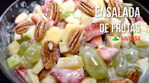 Ensalada De Frutas Navidena Recetas Mexicanas Comida Mexicana