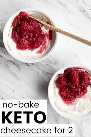 Keto Cheesecake Recipe For Two In Ramekins Dessert For Two