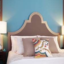 We used wood glue and a few brad nails per board. Home Dzine Bedrooms Easy Plywood Or Supawood Headboard