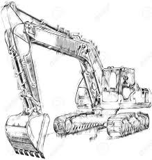 Excavator Illustration Color Isolated Art Work Stock Photo Picture And Royalty Free Image Image 91257070