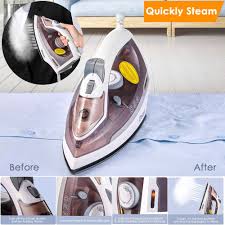 Decen Clothes Iron Steam Iron Non Stick Smooth Soleplate Self Cleaning Irons With Variable Temperature And Steam Control How To Iron Clothes Iron Smart Auto