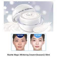 The key of whitening effects of rizette magic whitening cream plus~! Rizette Magic Whitening Cream Sample Trial Pack 1pack 2g Shopee Malaysia