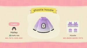 Ghost Hoodie Acnh Animal Crossing Qr Animal Crossing Pop Culture