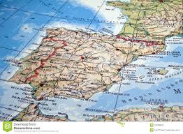 Испания и португалия сыграли вничью в товарищеском матче. Karta Portugaliya Ispaniya Stokovoe Foto Izobrazhenie Naschityvayushej 54406652