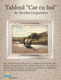 We did not find results for: Predarea Tabloului Car Cu Boi De Nicolae Grigorescu Muzeului Brukenthal Cultura In Sibiu