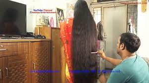 An updo hairstyle for long hair is a stylish way to tame your tresses. Indian Long Hair Model Youtube