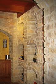 Modern Rustic Interior Stone Veneer Home Wine Cellar Kitchen Design Stone Walls Interior Stone Wall Interior Design Interior Wall Design