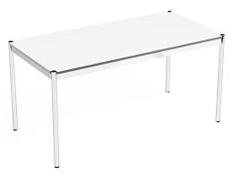 Die gesamte schreibtische kollektion von usm haller® originalware schnelle lieferung versand gratis kundenservice +49 241 991 261 0 (mo. Usm Haller Schreibtisch Verchromtes Kunstharzoberflache