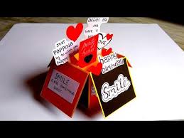 This is a really quick and easy proj. How To Make Birthday Card Easy Birthday Card Pop Up Card Handmade Birthday Card Simple Birthday Cards Birthday Card Pop Up Birthday Cards For Girlfriend