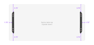 Instructions For How To Affix An Ikea Gerton Table Top To The Ikea Bekant Sit Stand Desk Frame In 2020 Sit Stand Desk Ikea Desk Top Ikea Bekant