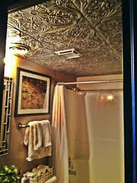 Faux Tin Ceiling In Bathroom Of Loft Faux Tin Ceiling Faux Tin Tin Ceiling