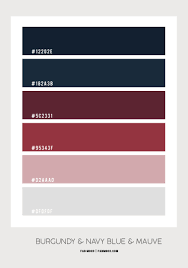 Whether you want to call it boho or bohemian, this chic style is full of different colors, patterns, textures, themes, and decorations that are used to create an artistic aesthetic. Burgundy Navy Blue And Mauve Bedroom Color Scheme