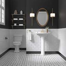 Jazz your plain black and white tile bathroom styles that complement this look. Diy Projects And Ideas White Bathroom Designs White Bathroom Tiles Bathrooms Remodel