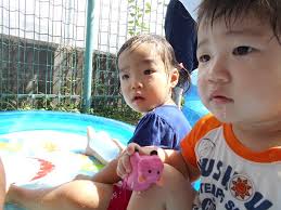 今日もプールだ！！