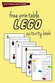 Free Printable Lego Activity Book Lego Activities Lego Education Book Activities