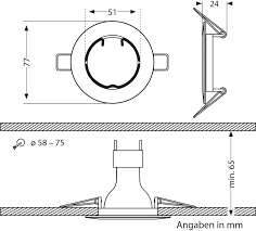 Enter a value below and we will automatically convert it to millimeters. Parlat Recessed Light Mounting Frame Circ Aluminium Recessed Light Mounting Frame Chrome Led Halogen Gu10 Mr16 Par16 50mm 2 Pcs Business Industry Science Lighting Components Cate Org