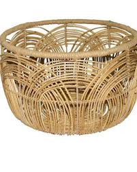 Decorative Baskets As Plant Holders Cococozy Rattan Basket Large Baskets Basket Decoration