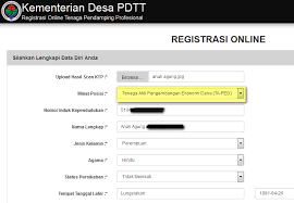 Pendaftaran online tenaga pendamping profesional desa 2021/2022 — tata cara registrasi online tenaga pendamping profesional, tata cara pendaftaran online tenaga pendamping profesional, penerimaan pendamping tenaga pendamping profesional, lowongan pendamping desa kemendesa, rekrutmen terbaru kementerian desa pdtt, cara mendaftar tenaga pendamping profesional. Cara Daftar Pendamping Desa Secara Online