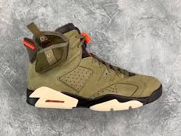 Item 5 nike air jordan retro vi 6 x travis scott cactus jack uk8 ds! Travis Scott Air Jordan 6 Medium Olive Cactus Jack Cn1084 200 Release Date Sbd