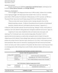 Sample Letter To Va For Disability Rating Sinusitis Sleep Apnea Rhinitis