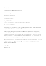 The online job application is convenient and expeditious for both. Gratis Hospital Nurse Job Application Letter