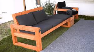 Make sure the table design complements your other furniture like your couches and chairs. Diy Modern Outdoor Sofa Youtube