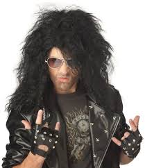 California Costumes Men S Heavy Metal Rocker Wig Black On Https Www Amazon Com Dp B003jh8tek Rocker Costume Rockstar Costume 80s Rocker Costume