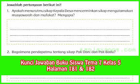 Rpp persamaan dan pertidaksamaan linear satu variabel. Kunci Jawaban Matematika Kelas 7 Semester 1 Halaman 9